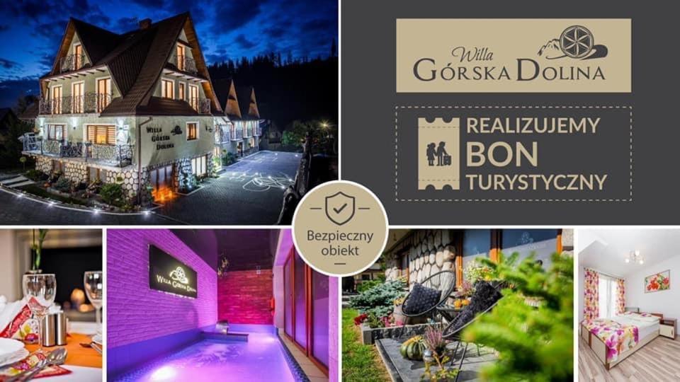 Willa Gorska Dolina Jacuzzi & Sauna Poronin Esterno foto